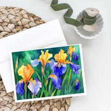 Load image into Gallery viewer, Tennessee Iris in Watercolor Greeting Cards -  Blank Note Cards – 8-Pack of Artist-Designed Cards with Envelopes