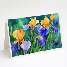 Load image into Gallery viewer, Tennessee Iris in Watercolor Greeting Cards -  Blank Note Cards – 8-Pack of Artist-Designed Cards with Envelopes