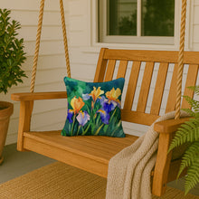 Load image into Gallery viewer, Tennessee Iris in Watercolor Throw Pillow