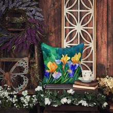 Load image into Gallery viewer, Tennessee Iris in Watercolor Throw Pillow