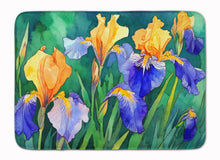Load image into Gallery viewer, Tennessee Iris in Watercolor Memory Foam Kitchen Mat
