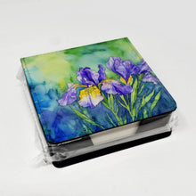 Load image into Gallery viewer, Tennessee Iris in Watercolor PU Leather Note Paper Holder