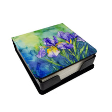 Load image into Gallery viewer, Tennessee Iris in Watercolor PU Leather Note Paper Holder