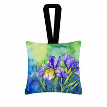 Load image into Gallery viewer, Tennessee Iris in Watercolor Hanging Square Fabric Ornament 3.5 × 3.5