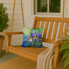 Load image into Gallery viewer, Tennessee Iris in Watercolor Throw Pillow
