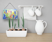 Load image into Gallery viewer, Texas Bluebonnets in Watercolor Wall or Door Hanging Prints