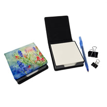 Load image into Gallery viewer, Texas Bluebonnets in Watercolor PU Leather Note Paper Holder