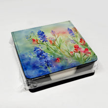 Load image into Gallery viewer, Texas Bluebonnets in Watercolor PU Leather Note Paper Holder