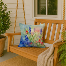 Load image into Gallery viewer, Texas Bluebonnets in Watercolor Throw Pillow
