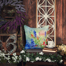 Load image into Gallery viewer, Texas Bluebonnets in Watercolor Throw Pillow