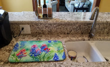 Load image into Gallery viewer, Texas Bluebonnets in Watercolor Dish Drying Mat