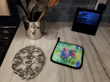Load image into Gallery viewer, Texas Bluebonnets in Watercolor Pair of Pot Holders
