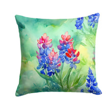 Load image into Gallery viewer, Texas Bluebonnets in Watercolor Throw Pillow