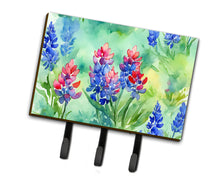 Load image into Gallery viewer, Texas Bluebonnets in Watercolor Leash or Key Holder