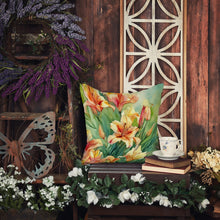 Load image into Gallery viewer, Utah Sego Lilies in Watercolor Throw Pillow