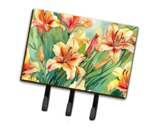 Load image into Gallery viewer, Utah Sego Lilies in Watercolor Leash or Key Holder