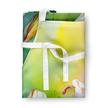 Load image into Gallery viewer, Utah Sego Lilies in Watercolor Apron – Artist-Designed Kitchen, BBQ &amp; Craft Apron