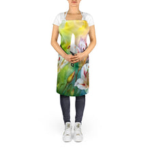 Load image into Gallery viewer, Utah Sego Lilies in Watercolor Apron – Artist-Designed Kitchen, BBQ &amp; Craft Apron