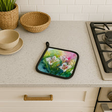 Load image into Gallery viewer, Utah Sego Lilies in Watercolor Pair of Pot Holders
