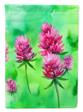 Load image into Gallery viewer, Vermont Red Clover in Watercolor House Flag