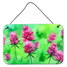 Load image into Gallery viewer, Vermont Red Clover in Watercolor Wall or Door Hanging Prints