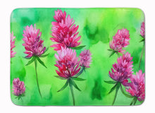 Load image into Gallery viewer, Vermont Red Clover in Watercolor Memory Foam Kitchen Mat