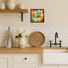 Load image into Gallery viewer, Virginia American Dogwood in Watercolor Framed Metal Print