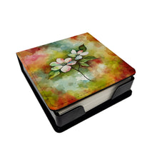 Load image into Gallery viewer, Virginia American Dogwood in Watercolor PU Leather Note Paper Holder