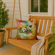 Load image into Gallery viewer, Virginia American Dogwood in Watercolor Throw Pillow
