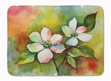 Load image into Gallery viewer, Virginia American Dogwood in Watercolor Memory Foam Kitchen Mat