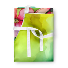 Load image into Gallery viewer, Virginia American Dogwood in Watercolor Apron – Artist-Designed Kitchen, BBQ &amp; Craft Apron