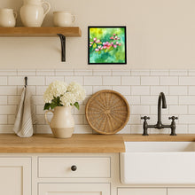 Load image into Gallery viewer, Virginia American Dogwood in Watercolor Framed Metal Print