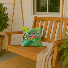 Load image into Gallery viewer, Virginia American Dogwood in Watercolor Throw Pillow