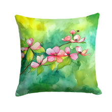 Load image into Gallery viewer, Virginia American Dogwood in Watercolor Throw Pillow