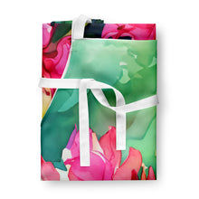 Load image into Gallery viewer, West Virginia Rhododendrons in Watercolor Apron – Artist-Designed Kitchen, BBQ &amp; Craft Apron