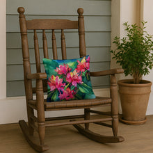 Load image into Gallery viewer, West Virginia Rhododendrons in Watercolor Throw Pillow