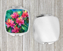 Load image into Gallery viewer, West Virginia Rhododendrons in Watercolor Compact Mirror