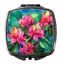Load image into Gallery viewer, West Virginia Rhododendrons in Watercolor Compact Mirror