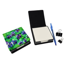 Load image into Gallery viewer, Wisconsin Wood Violets in Watercolor PU Leather Note Paper Holder