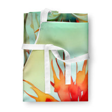 Load image into Gallery viewer, Wyoming Indian Paintbrush in Watercolor Apron – Artist-Designed Kitchen, BBQ &amp; Craft Apron