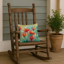 Load image into Gallery viewer, Wyoming Indian Paintbrush in Watercolor Throw Pillow