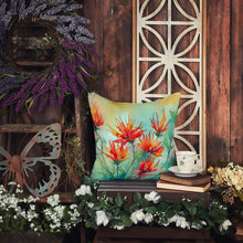 Load image into Gallery viewer, Wyoming Indian Paintbrush in Watercolor Throw Pillow