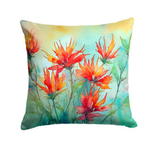 Load image into Gallery viewer, Wyoming Indian Paintbrush in Watercolor Throw Pillow