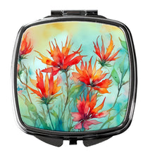 Load image into Gallery viewer, Wyoming Indian Paintbrush in Watercolor Compact Mirror