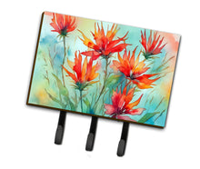 Load image into Gallery viewer, Wyoming Indian Paintbrush in Watercolor Leash or Key Holder