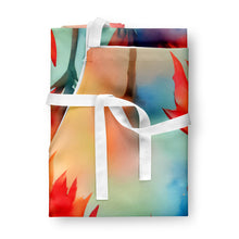 Load image into Gallery viewer, Wyoming Indian Paintbrush in Watercolor Apron – Artist-Designed Kitchen, BBQ &amp; Craft Apron