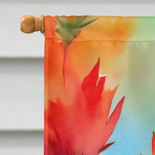 Load image into Gallery viewer, Wyoming Indian Paintbrush in Watercolor House Flag