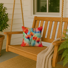 Load image into Gallery viewer, Wyoming Indian Paintbrush in Watercolor Throw Pillow