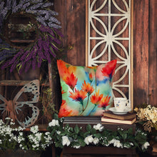 Load image into Gallery viewer, Wyoming Indian Paintbrush in Watercolor Throw Pillow