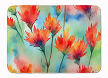 Load image into Gallery viewer, Wyoming Indian Paintbrush in Watercolor Memory Foam Kitchen Mat
